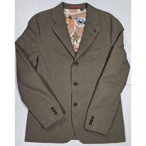 Ted Baker Textured Blazer Sport Jacket Evening Party Office Career Size 3 (M-US)